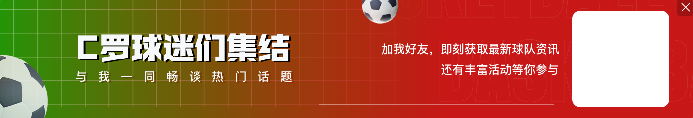 打破记录！如果本场比赛C罗进球 他将成为首位连续6届欧洲杯进球的球员 